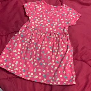 Wonder nation dress with polka dots